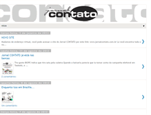 Tablet Screenshot of blog.jornalcontato.com.br